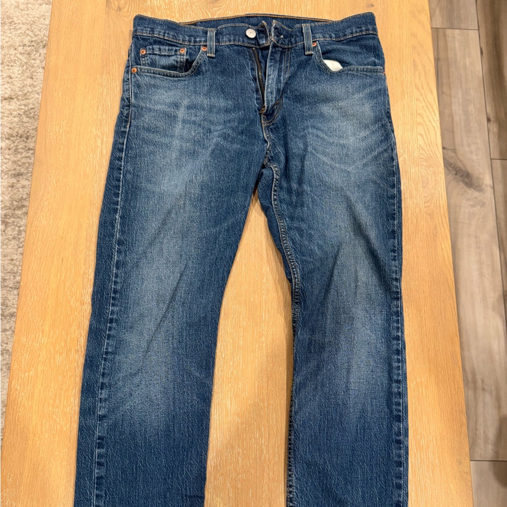 Levi's Men's Dark Blue Straight Jeans